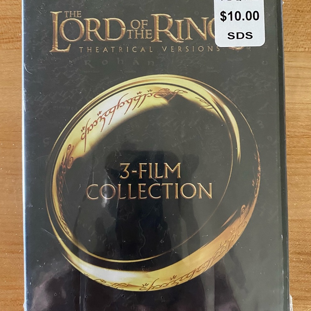 The Lord of the Rings 3-Film Collection DVD NWT, Unopened